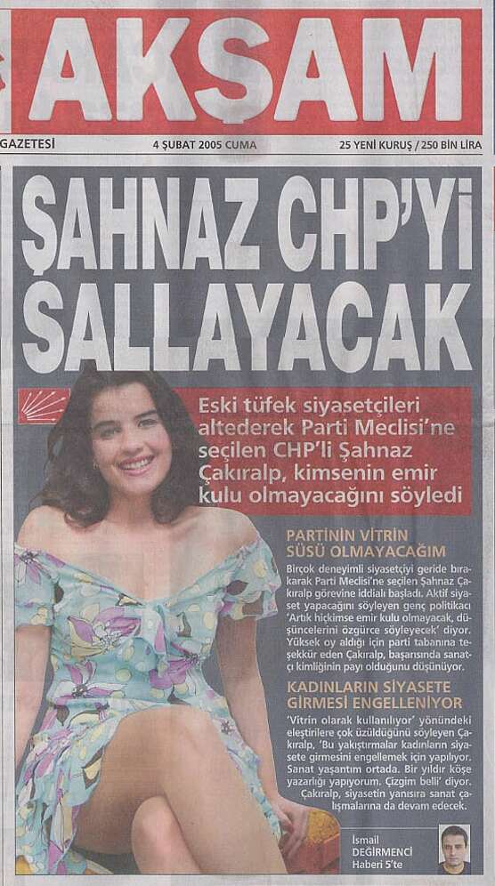 AlmanLiseli Şahnaz akıralp CHP Parti Meclisi'ne seildi - Foto (c) Aksam.com.tr